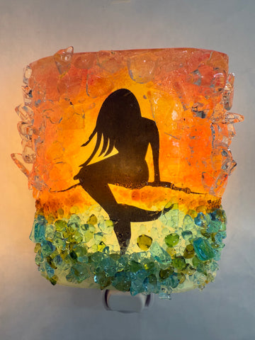 Mermaid Reborn Glass Night Light