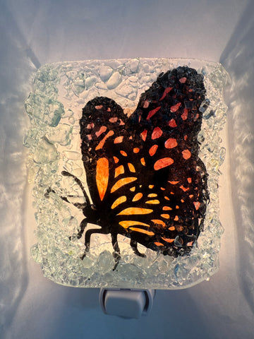 Pink Butterfly Night Light