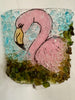 Tropical Flamingo Recycled Bottle Glass Night Light By Reborn Glass