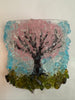 Cherry Blossom Tree Recycled Bottle Glass Night Light