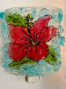 Tropical Hibiscus Flower Recycled Glass  Nightlight