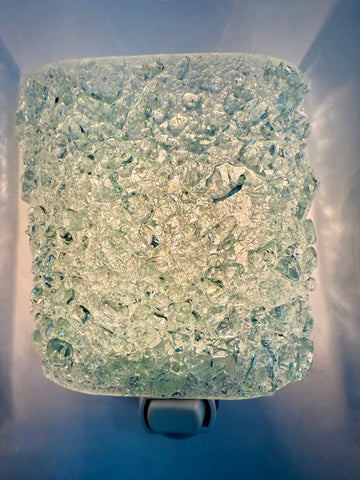 Ice Crystal Recycled Glass Night Light