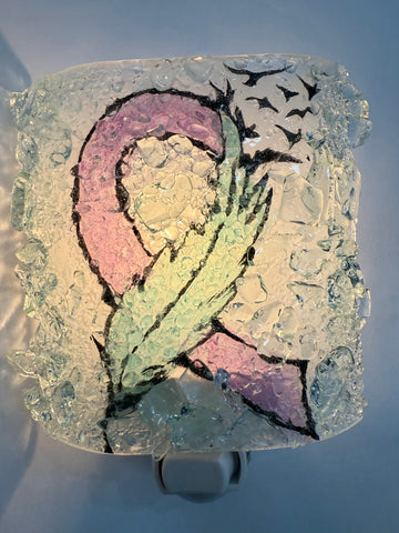 Teal & Purple Mental Health Awareness Ribbon