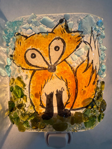 Fox Reborn Glass Nightlight
