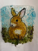 Brown and White Bunny Night Light