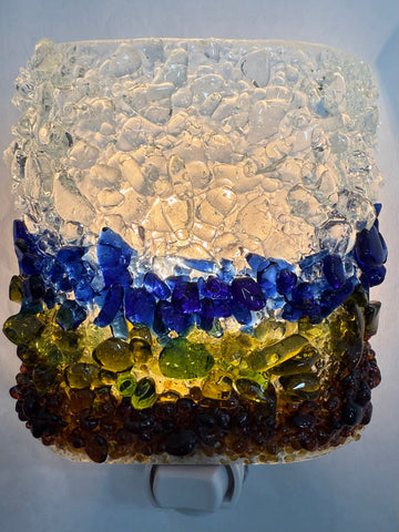 Horizon Recycled Glass Night Light