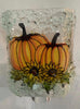 Autumn Pumpkins & Sunflowers Recycled Glass Nightlight