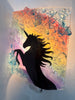 Rainbow Unicorn Recycled Glass Night Light