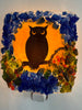 Harvest Moon Owl Recycled Bottle Glass  Night light