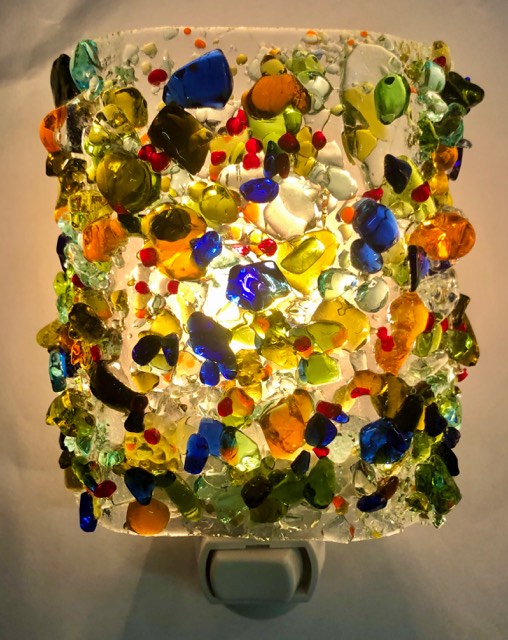 Happy Hour! Recycled Glass Night Light