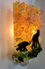 Elephant Mom and Baby Recycled Bottle Glass Night Light - RebornGlass.com