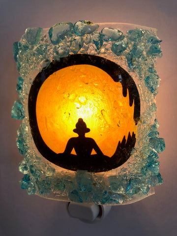 Zen Circle Buddha Night Light